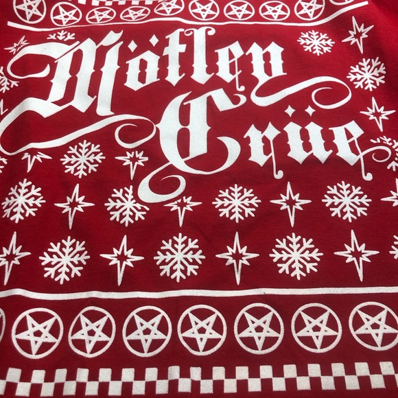 Motley Crüe licensed Christmas Holiday T-Shirt unisex Large Tee - Picture 7 of 9
